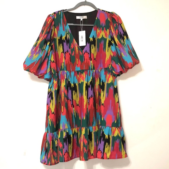 CROSBY by Mollie Burch Dresses & Skirts - Crosby by Mollie Burch Izzy Dress Electric Ikat size XL (D)